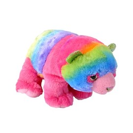 Wild Republic Rainbowkins Panda, Stuffed Animal, 12 Inches, Plush Toy, Fill is Spun Recycled Water Bottles