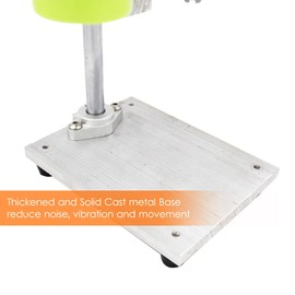 Mini Drill Press, Weytoll 24V Mini Bench Drill, Benchtop Drill Press, Portable Precision Drilling Machine, 7-Speed Low Noise Desktop Drilling Machine for Handicraft DIY Jewelry Making Metal