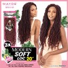 Mayde Beauty Crochet Braids 3X Modern soft Loc 20" (Pack