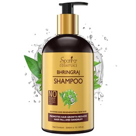 Spantra Bhringraj Shampoo 300ml | Promotes Hair Growth | Strengthening Hair Roots | Deep Conditioning Hair | Paraben Free | Sulphate Free.