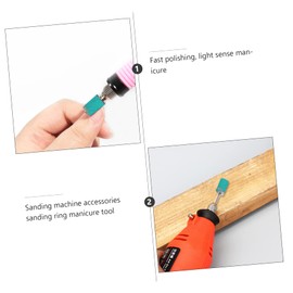 Baluue 100pcs Nail Sanding Bands Sanding for Nail Drill for Manicure Pedicure Polisher Supplies for Beauty Salons