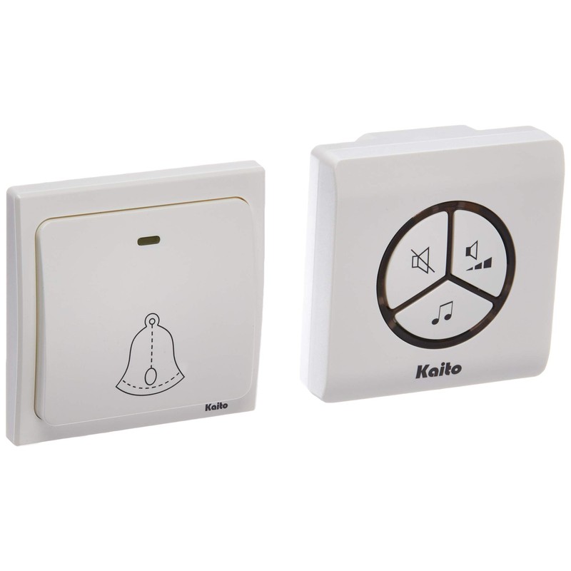 Kaito AG102N Wireless Doorbell, White