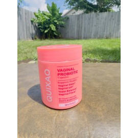 100% Pure Quixao Vaginal Probiotic Capsules for pH Balance, Vaginal Odor and Health 60ct