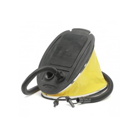 CampActive 44168 Heavy Duty Bellows Foot Pump with Flexible Hose – Yellow