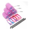 Zenithventures 31pzs Hair Rulo Tubos Plástica Para Cabello Autoadheribles