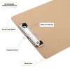 BESARME 20 Pack Clipboards Bulk 9x12.5'', Hardboard Hanging Clip Board