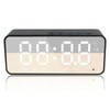 Mirror Alarm Clock Bluetooth Speaker Rechargeable Digital Alarm Clock Bluetooth