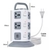 Total Supplier Multicontacto Universal Torre Regleta 11 Puertos 2 Usb