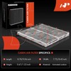 A-Premium - Filtro de aire de cabina de 2 piezas