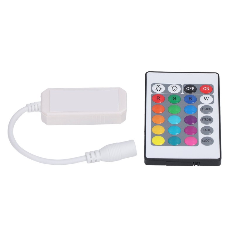 LED Remote Controller 24 Keys Smart 4pin 2.4G RGB IR