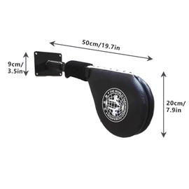 RISANXUN Wall Mounted Taekwondo Kick Pad, Taekwondo Training Kicking Target Holde for Teens and Adults, Martial Arts Training Equipment