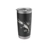 Pike Fishing Predatory Fish Splash Art Stainless Steel Insulated Tumbler