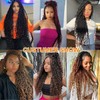 COOKOO 24 Inch Curly Goddess Locs Crochet Hair 8 PCS