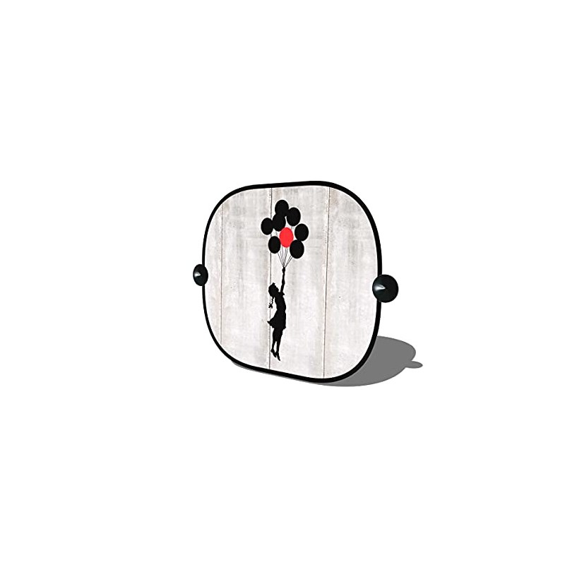 Sun Protection Banksy's Graffiti for Side Window 44 x 35