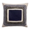 Vivaraise Cassie Navy Embroidered Cushion 45 x 45 cm