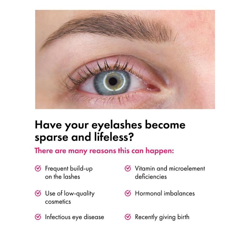 Toplash - Eyelash Growth Serum - Natural & Hypoallergenic -