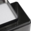 HEMOTON Square Tea Tins Canister with Airtight Lids Tea Storage