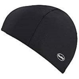 Fashy Men's Fabric Swim Cap - Black/White
