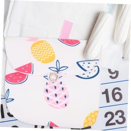 TOVINANNA 3pcs Convenient Sanitary Holders Adorable Multi-function Period Pouches for Liners and Essentials Mixed Colors Storage for Girls