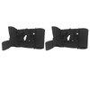 2Pcs Baseball Training Catching Glove Black Soft Comfortable Mini Baseball