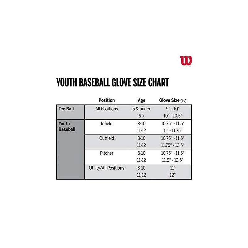 Wilson A200 Series 10-Inch Tee Ball guante (mano derecha Throw),