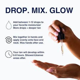 Endless Luxe - Glow Drops - Serum Autobronceador Facial - Serum Enriquecido con Ácido Hialurónico Y Vitamina C - Todo Tipo de Piel - Hidratante, Libre De Parabenos Y Vegano - 27 ml - GDR23