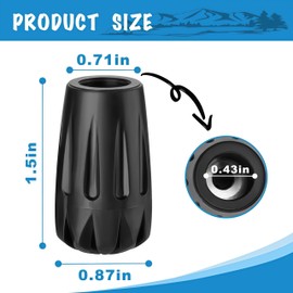 Trekking Pole Tip Protectors Replacement Caps Fit Black Diamond Poles