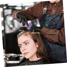 Baluue 12pcs Hair Dye Applicator Comb Portable Hair Tint Brush for Home Salon Use Smooth Handle Design Material Colors