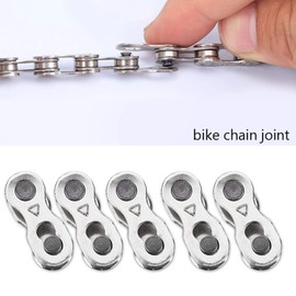Bike Chain Connector, 5 Pairs Easy To Use Bike Chain Joint for Mountain Bike Road Bike(No standard-8 speed (6 7 8 common))