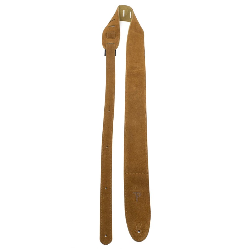Perri's Leathers Ltd Guitar Strap, 2.5 Inch Wide Soft Suede,