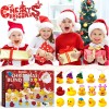 Dowmoo 24 Grid Cartoon Ducklings Blind Box Christmas Figurine &