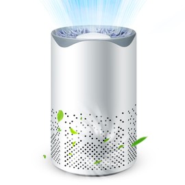 HEPA Air Purifier for Home, Quiet Air Purifiers for Home with USB Cable Air Cleaner Air Filter Eliminator for Bedroom Desktop Office Living Room for Pet, Pollen, Smoke Odor Pollutants