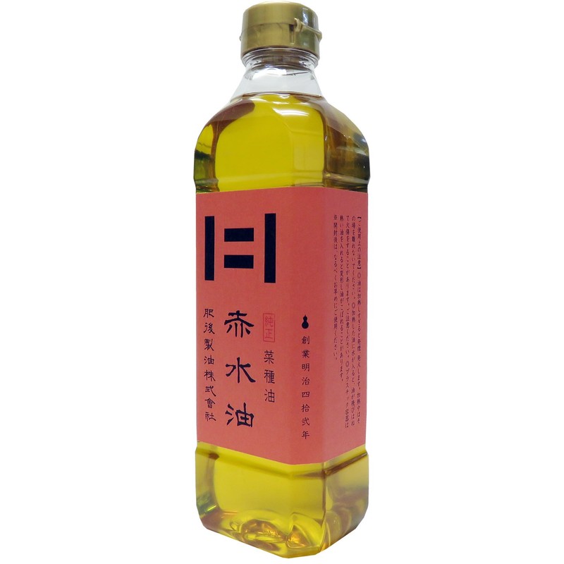 Higo Seiyu Genuine Rapeseed Oil, Red Water Oil, 21.2 oz