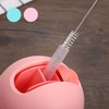 Stainless Steel Straw Cleaning Brush Brush Pink 14ea