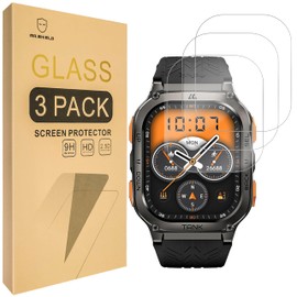 Mr.Shield Screen Protector Compatible with Kospet Tank M3 & M3 Ultra [Pack of 3] 9H Hardness, HD Clear Screen Protector