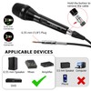 Wired Microphone for Singing,Professional Vocal Dynamic Handheld Karaoke,Cardioid Studio Mic,16.4