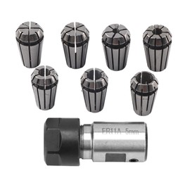 7 UNIDS ER11 1-7mm Resortes de fijación Set ER11 5mm Soporte del Eje del Motor Varilla de Extensión Herramienta de Torno de Fresado para CNC Máquina de Grabado