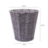 woodluv Round Waste Paper Basket Bin - Rubbish Bin for