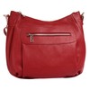 Samantha Look Women's Genuine Leather Shoulder Bag, Made in Italy,