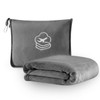 PEUJEW Travel Blanket, Soft 2-in-1 Airplane Blanket, 65x40 Inches, Travel