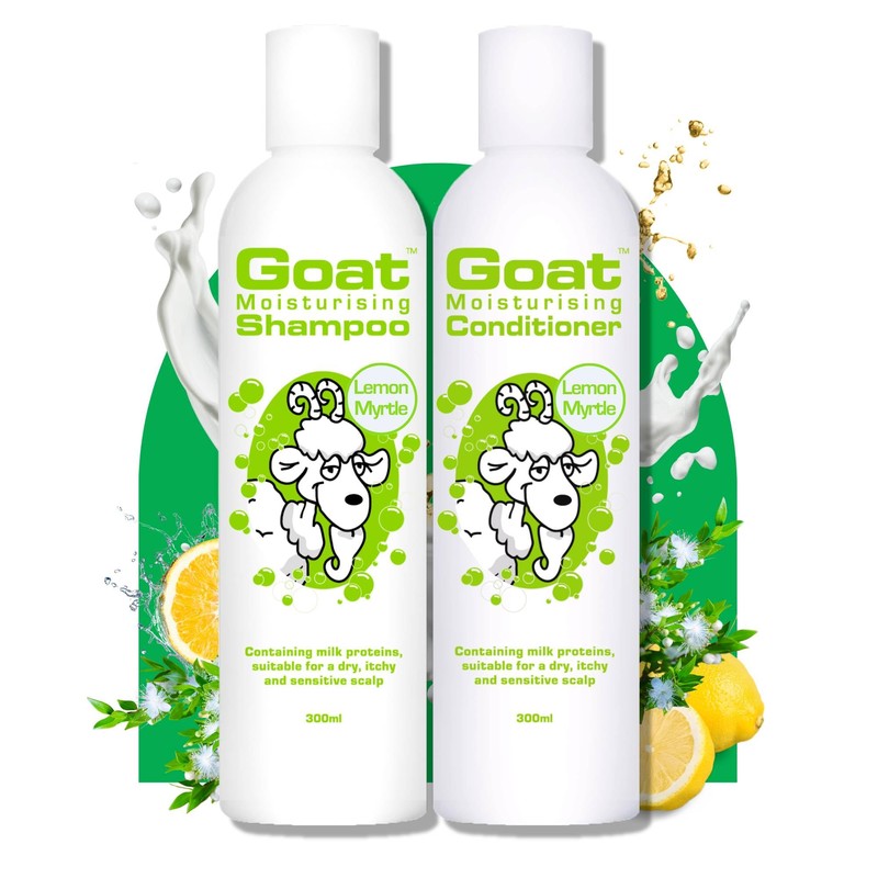 Goat Soap Moisturizing Shampoo & Conditioner Duo Pack Lemon Myrtle