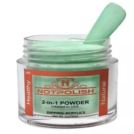 Notpolish My Commint-Mint OG 186 Acrylic Powder and Dipping Powder Nail - Notpolish 2in1