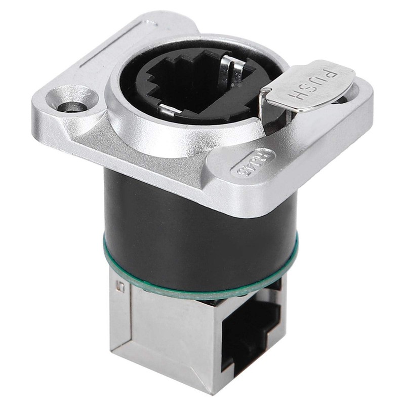Conector de enchufes impermeables de interfaz RJ45, 2 conectores en