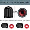 Double Seal Valve Stem Extenders(5 Pack),40mm Valve Stem Extensions Caps
