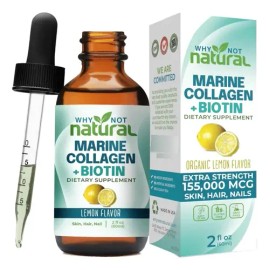 Colageno Marino + Biotina Liquido Why Not Natural Hecho Usa