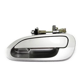 Advance Ignition Rear Left Driver Side Exterior Outside Door Handle Compatible with Honda 98-02 Accord NH623 Satin Silver Metallic 1998 1999 2000 2001 2002