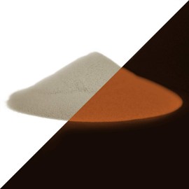 LUMENTICS Photoluminescent Colour Powder Natural Red 40g - Self-Luminous Colour Pigment. UV Afterglow Pigment and Luminous Powder for Paint, Painting, Resin, DYI, Resin, Epoxy Resin and Crafts