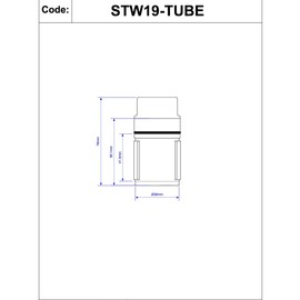 McAlpine 1�" 19mm Dip Tube for Shower Traps STW19-TUBE