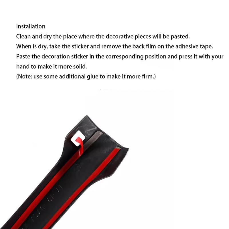 Hyorabyn Side Door Handle Cover Decoration Trim Compatible with Honda