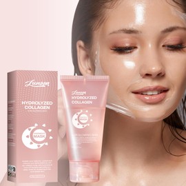 ZTSGU Collagen Night Wrapping Mask, Pore Minimizing Reduces Sagging Elasticity Improvement, Overnight Collagen Hydration Face Mask. (1Pcs)